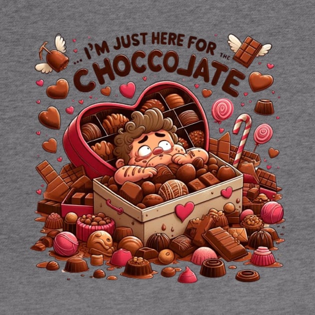 I'm Just Here For The Chocolate by ThinkGod.